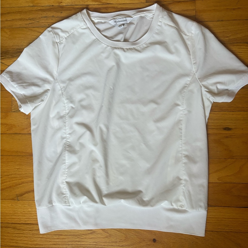 Banana Republic White Short Sleeve Top